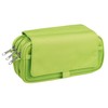 Idena 23911 Pen Case with 4 Compartments, Zip and Velcro
