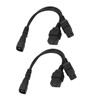 Power Cord Splitter Adapter IEC 320 C14 to IEC320 C19