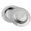 Lilaly 10-Pack Ashtray Round Cigar Ash Tray Stainless Ashtray for