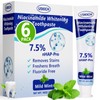 7.5% Nano Hydroxyapatite Toothpaste,6 Pack Fresh Breath Whitening Toothpaste for
