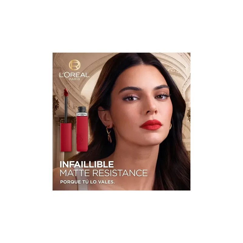 Loreal Paris Infallible Mate Labial Ácido Hialurónico
