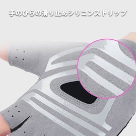 SunGoddy Cycling Gloves, Summer 3D Cycling Gloves, Road Biking, Bicycle Gloves, Shock Absorption, Abrasion Resistant, Easy to Put on and Take Off, Breathable, Quick Drying, Anti-Slip, Sports,