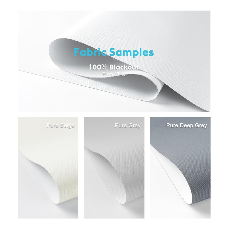 Motorized Blinds with Remote, Smart Roller Shades Compatible with Alexa,