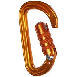Petzl SM'D Carabiner - Versatile, Lightweight, Compact, D-Shaped Locking Carabiner for Rock and Ice Climbing - TRIACT-Lock