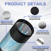 6 Inch Flexible Ducting Hose 12 Feet Black Aluminum Ducting