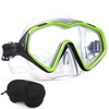 Professional Snorkel Diving Mask, Ultra Clear Lens with Wide View Tempered Glass Snorkeling Mask Gear,Anti Leakage Scuba Mask, Silicone Swimming Goggles Mask for Adults
