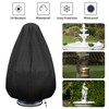 Svepndic 68Hx48D''Fountain Cover, Garden Statue Cover,Fountain Protector with Drawstring Weather