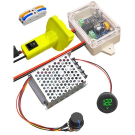 Power Wheel Adapter Kit Fit for Ryobi 18V Battery with Voltage Regulator Fuse and Wire Terminals, Upgrade Battery Adapter Conversion Connector Suit for DIY Rc Truck, Robotics and Rc Car Toys