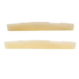 Musiclily Pro 73.15mm Universal Compensated Bone Bridge for 6 String Acoustic Guitar (Pack of 2)
