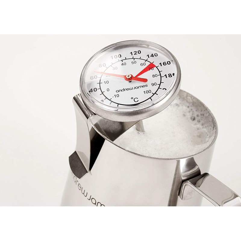 Andrew James Milk Thermometer with Clip for Frothing Jug |