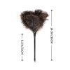 Natural Ostrich Feather Duster 14.9 Inch Fluffy Mini Dusters with