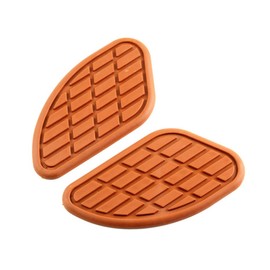 Riloer Motorcycle Vintage Rubber Gas Tank Traction Pad Black Brown Grey Tank Pad Protector for Most Motorcycles