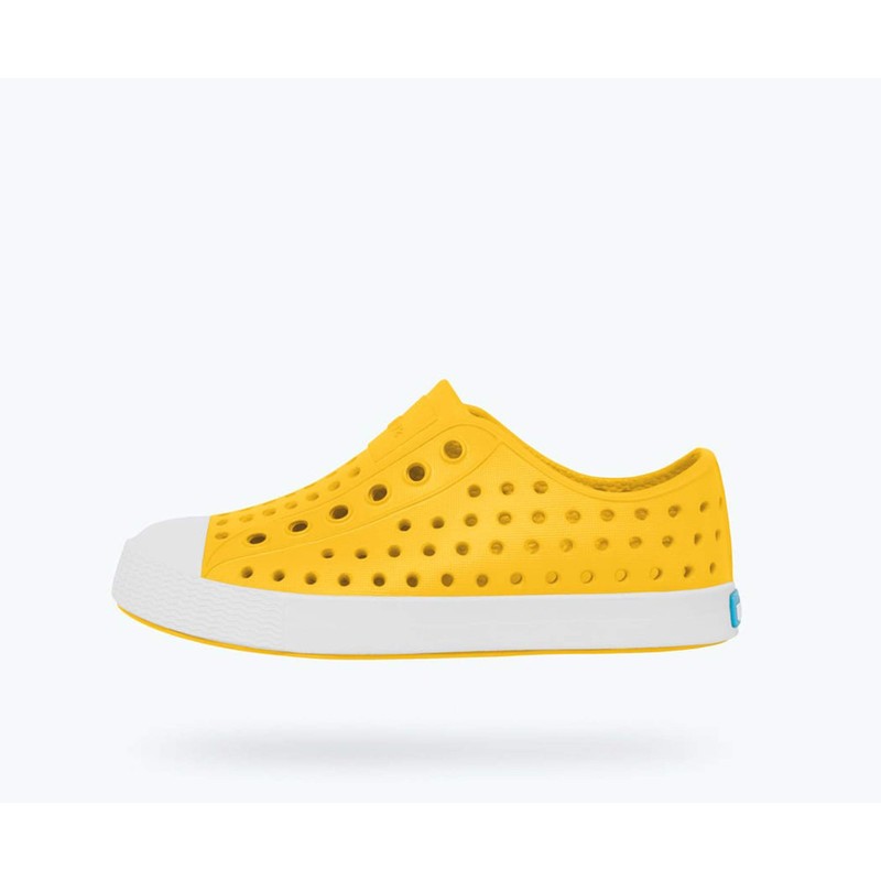 Native Jefferson Tenis sin Cordones, Crayon Yellow/Shell White, 13 MX