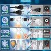 2 Packs Tobasovk Light Socket to Plug Adapter, 3 Prong
