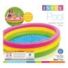 Intex Multicolored Inflatable Kiddie Pool 45 X 10 Inches Safe