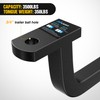 Nilight Trailer Hitch Ball Mount with 1/2" Hitch Pin Clip