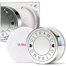 ULTRAMO Polvo Traslúcido Loose Powder Acabado Mate por 16h Control de Aceite Fijador de Maquillaje Ligero para Base, Corrector y Rubor Maquillaje Makeup 15g