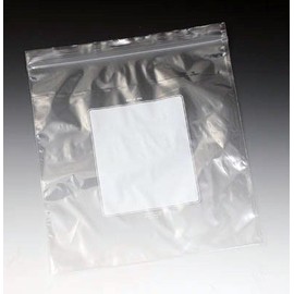 10-9/16" x 11" Write-On Reclosable Freezer Poly Bags in a Dispenser Box (2 mil) (250 Bags) - AB-277-153W