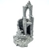 QP3D Battle Ruined Building Wall, Terrain Scenery for Tabletop &