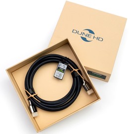 Dune HD Certified High Speed HDMI 2.1a Cable with 48Gbps | 10K, 8K / 60Hz, 4K / 120Hz | 4:4:4, eARC, CEC, HDCP 2.2/2.3, 3D, HDR 10+, Dolb Visio, VR, Gaming PC, OLED TV, Hi-Fi, RTX 40, 50 (9.8 feet)