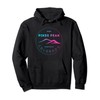 Pikes Peak Colorado - Retro Mountain Adventure Pullover Hoodie