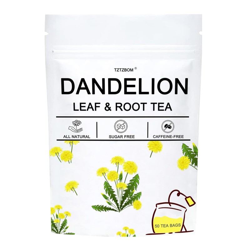 Dandelion Leaf & Root Tea Bags, 100% Natural Herbal Tea