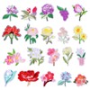 20 Stück Blumen Patches Zum Aufbügeln Flicken Zum Aufbügeln Blumen