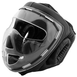 Bad Company I Full Face Head Guard I Helmet with Transparent Visor I Size M