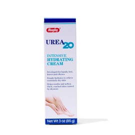 Rugby Urea 20% Intensive Hydrating Cream - Urea Cream for Feet, Hands, Knees, and Elbows - 20% Urea Intensive Strength Cream - 3 Oz