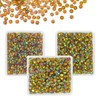 qiipii qiipii Transparent Amber Brown Resin Rhinestones for Crafting 3mm