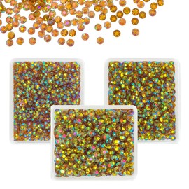qiipii qiipii Transparent Amber Brown Resin Rhinestones for Crafting 3mm 4mm 5mm Clear Light Brown Stones Crystals Diamonds Gems Charms for Nails Face Eyes Makeup Tumblers Bottles DIY Crafts Clothes Shoes