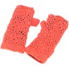 GURU SHOP Crocheted Flower Hand Warmers, Arm Warmers Made of