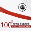 Boxer 15” Red Color Rubber Bungee Cords 10 Pack –