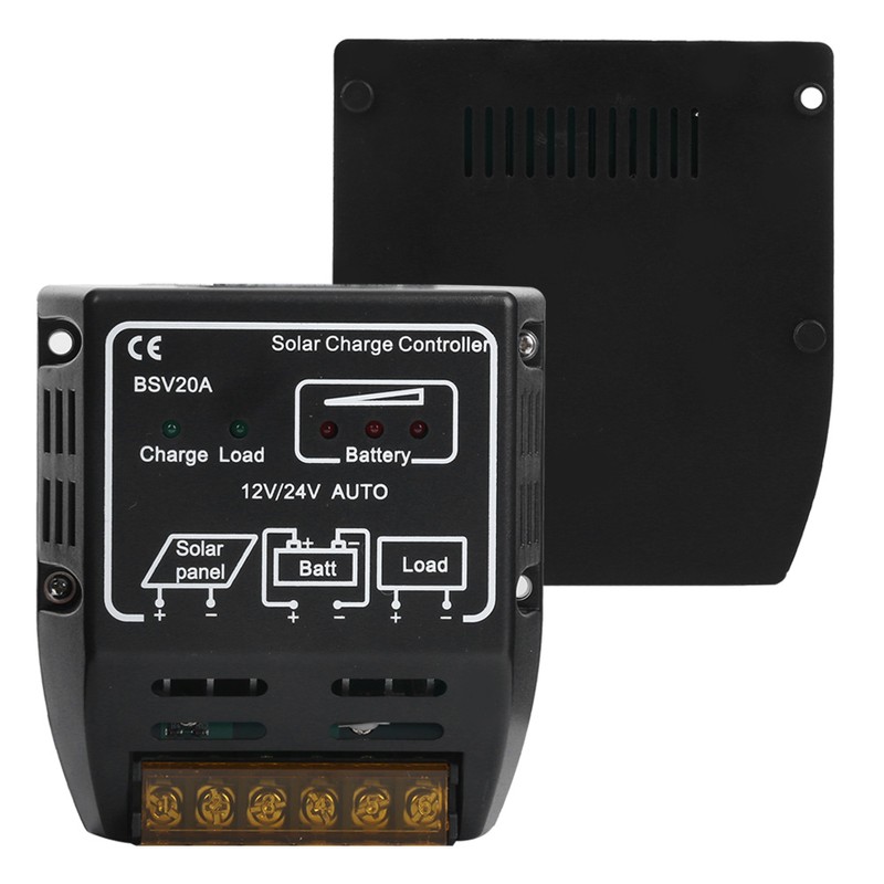 20A DC12V Solar Charge Controller Cells Panel Battery Charging Regulators