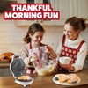 Thanksgiving Turkey Mini Waffle Maker- Make Holiday Breakfast Special for
