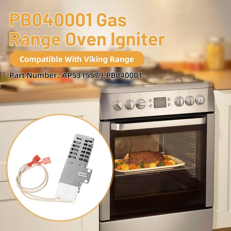PB040001 Gas Range Oven Igniter,Oven Igniter for Gas Stove for
