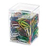 Wedo 90050099 Paperclips Metal 26 mm (Coated), Pack of 500 Assorted Colours