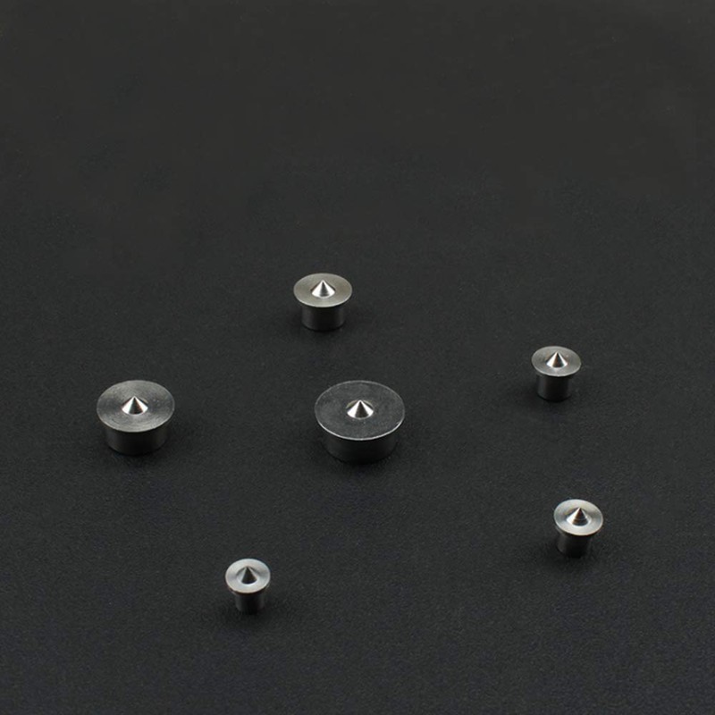 ANCLLO 6Pcs Round Wood Pin Locators 4-12mm Dowel Pins Center