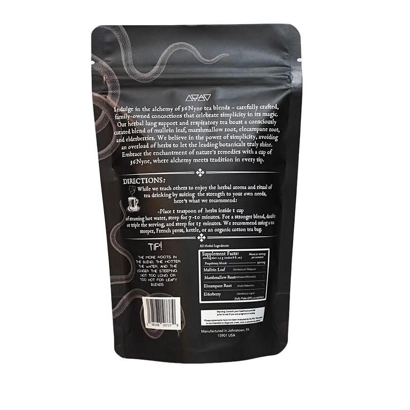 Lung Support (Smoker's Tea/Respiratory loose leaf blend) - Specification: One