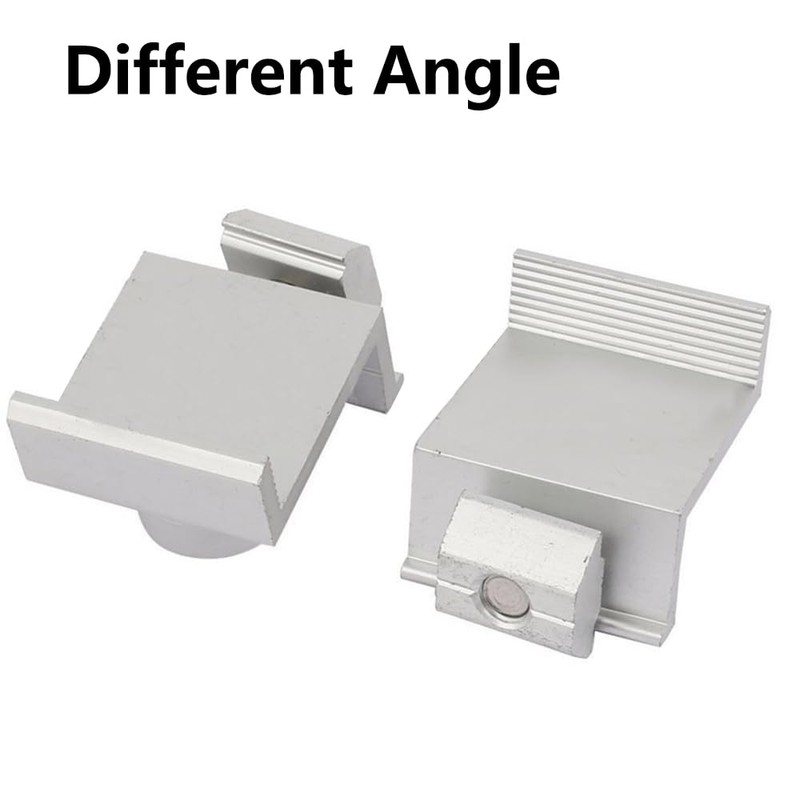 Solar Panel Mount End Clamp Kit, 4 Pieces Solar Panel