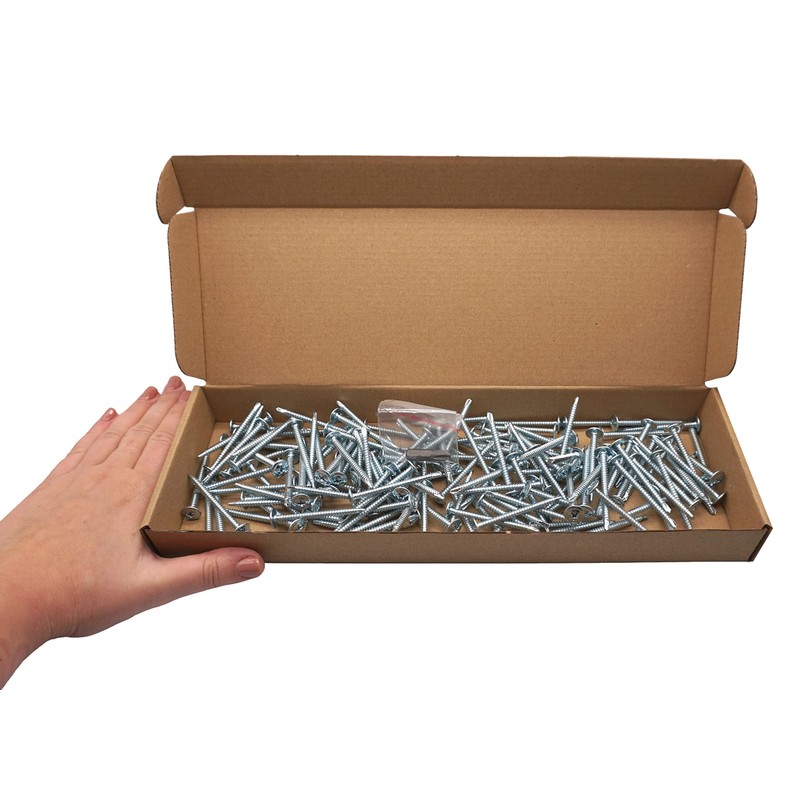 SKIR'CO (Pack of 150) Zinc Plated Self Drilling Screws 4.2