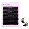 Eyelash Extensions, D Curl, Natural Eyelash Clusters, Lashes, 100D-10-18 mm,