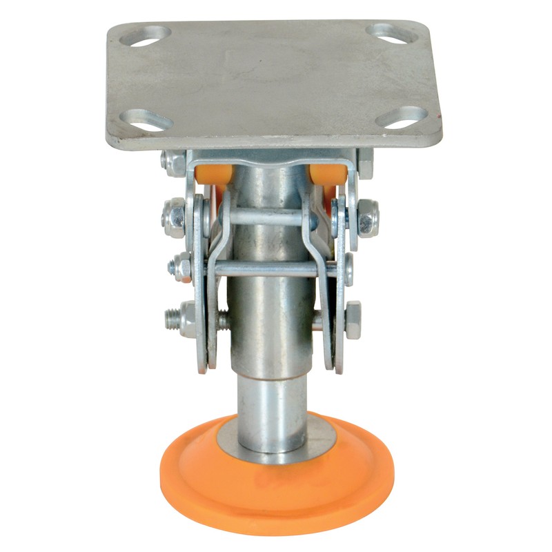 Vestil FL-LKH-6 Floor Lock, Steel/Poly, 6-7/16" to 7-5/8"