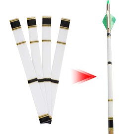 Tbest 15 Pcs Universal Archery Arrow Wraps Sticker Arrow Shaft Accessory Arrow Wraps Cut Arrow Wraps