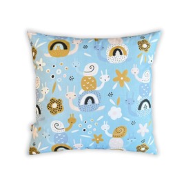 HOUSE ART LIFE Children's Cushion Cover 40 x 40 cm Cotton - Soft, Breathable, with Zip, in Various Designs - Ideal for Children's Room, Baby Bed, Machine Washable, Comfortable Sleep