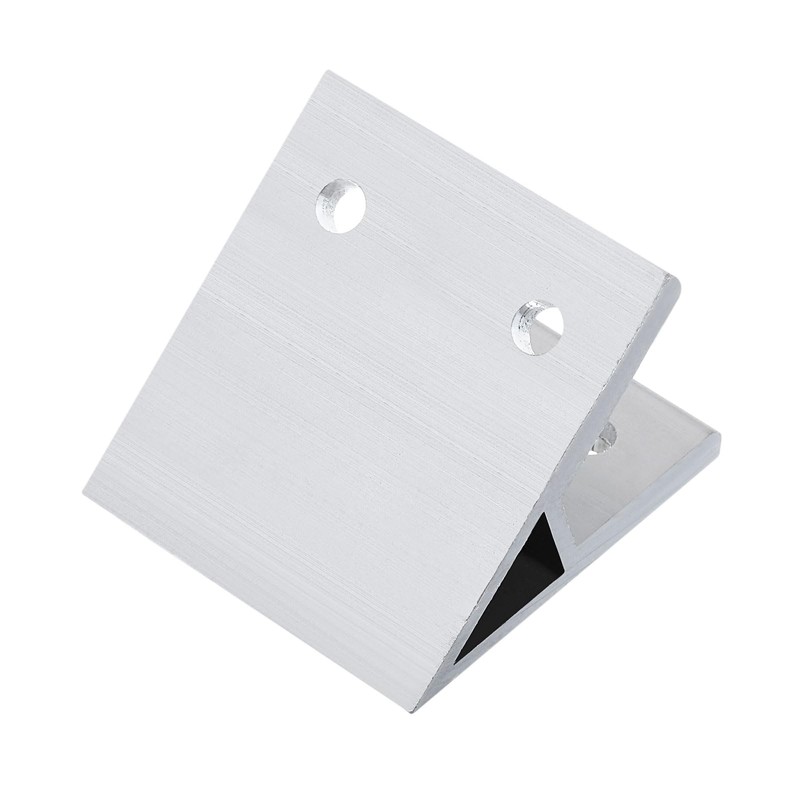 uxcell 2Pcs 45 Degree Angle Aluminum Profile Corner Brackets, Corner