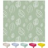 Home Direct Oilcloth, Tablecloth, Washable, Square, Leaves