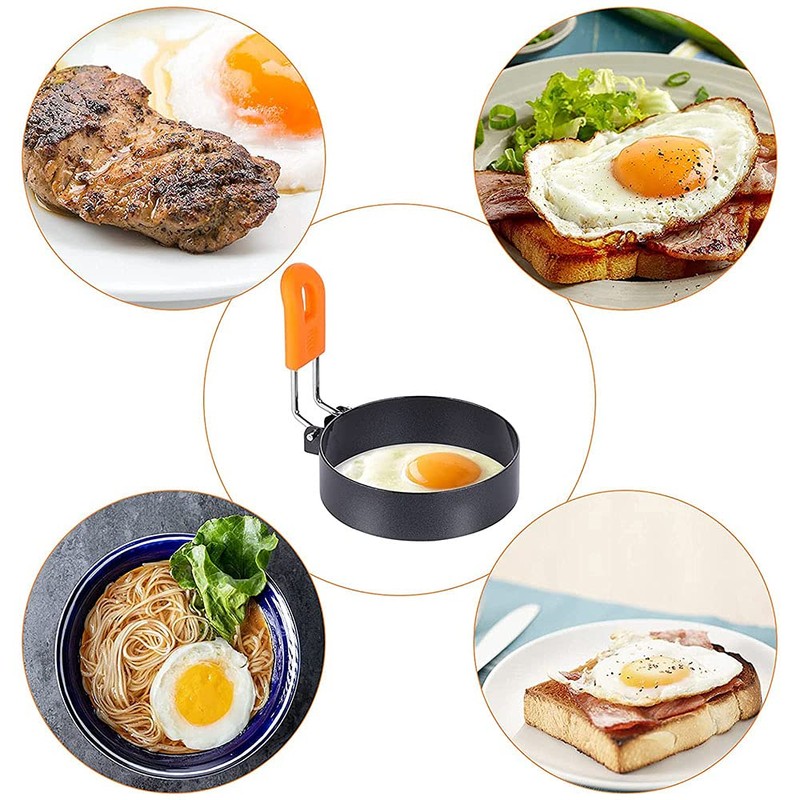 ANCLLO Egg Ring 4 Packs 2.95 Inch Egg Ring with