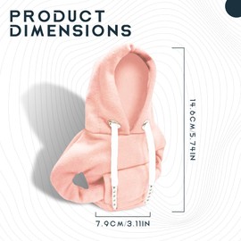 Wedcool Car Gear Shift Cover, Shift Knob Cover, Hoodie Car Gear Shift Cover, Funny Gearshift Sweater, Auto Shifter Stick Protector Cover, Automotive Interior Accessories Fits Most Cars (Pink)