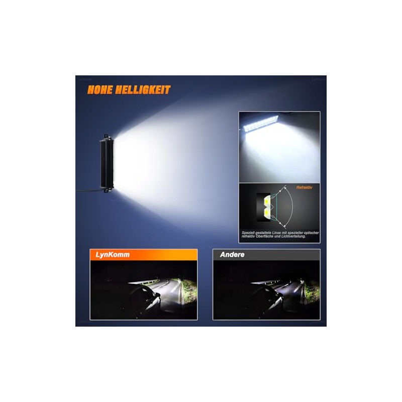 LED Light Bar Work Light 18 cm 60 W Light